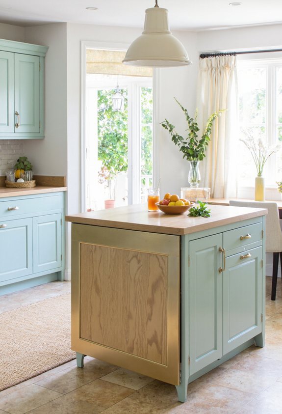 fold down kitchen island