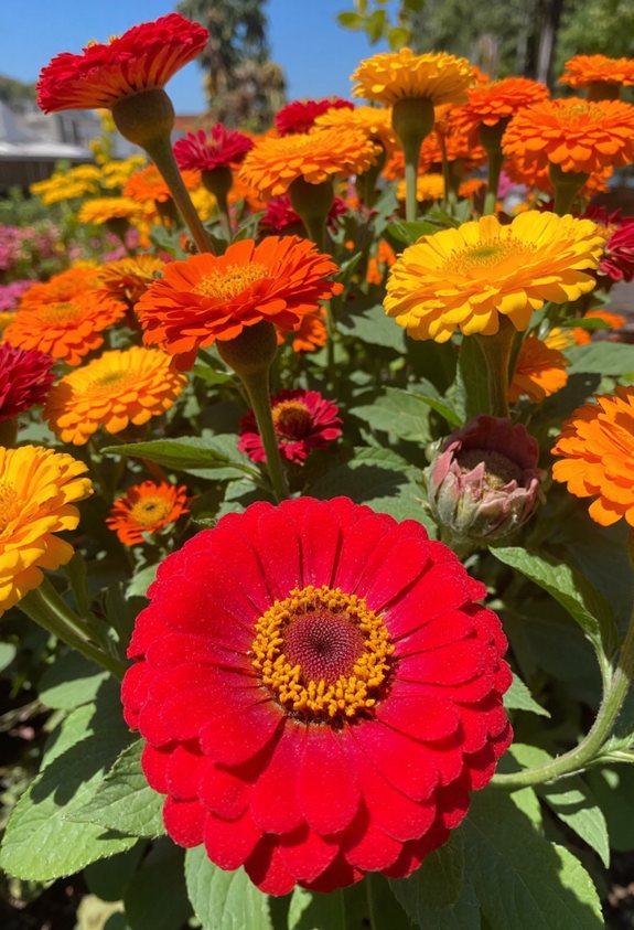 fragrant drought tolerant zinnias