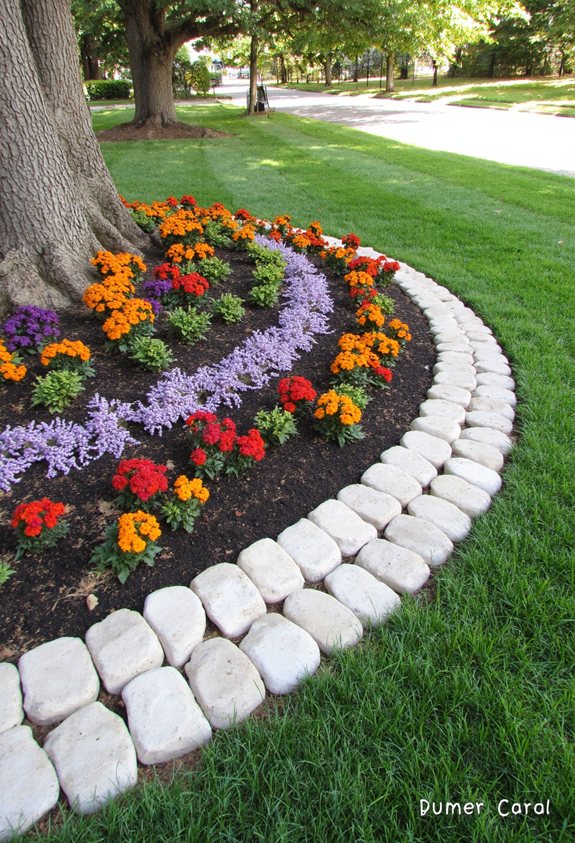 garden hose edging technique