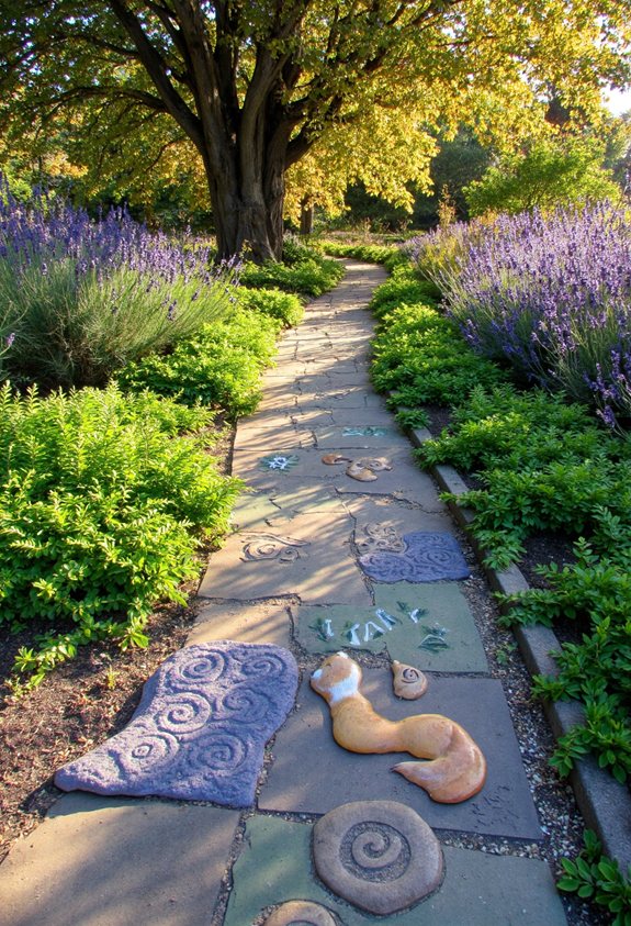 garden rock puzzle tiles