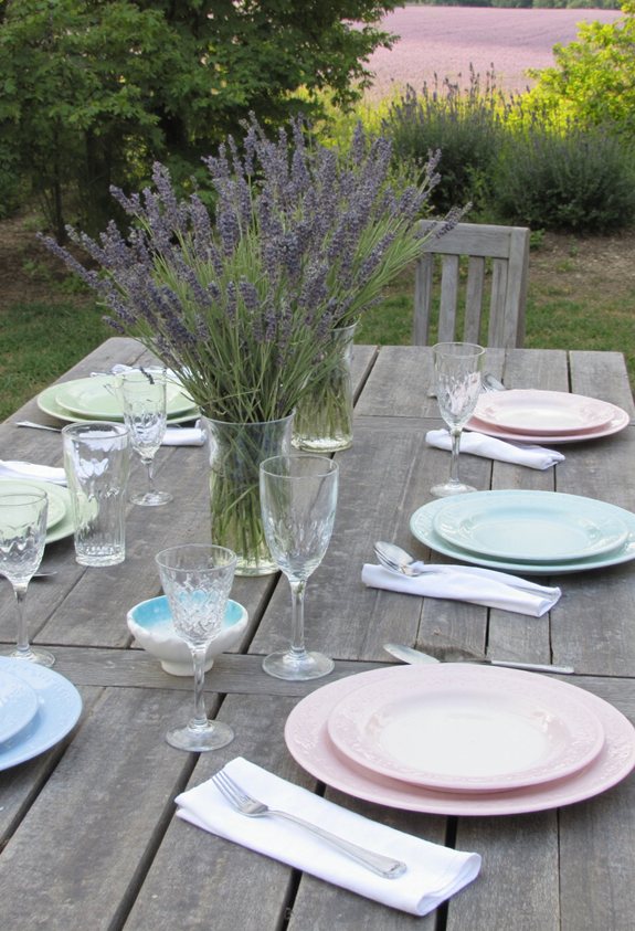 lavender pastel weathered wood