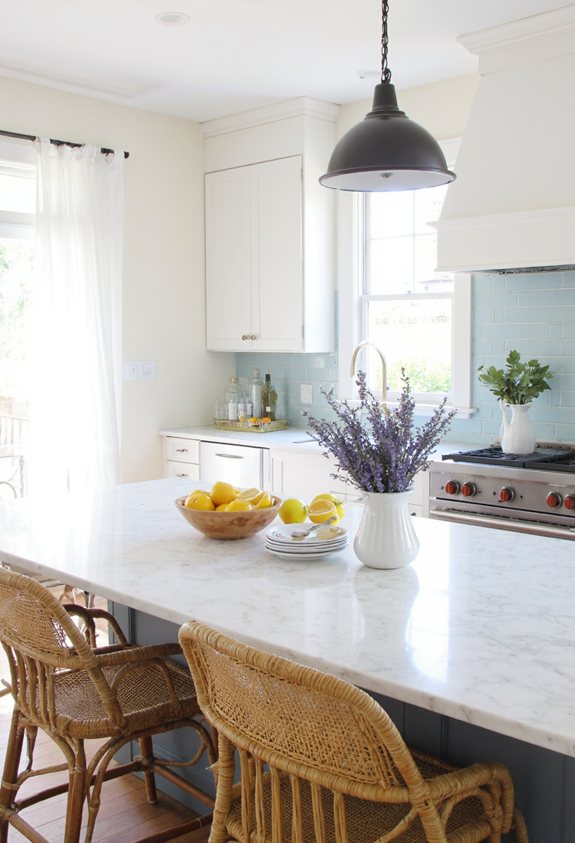 light colored marble elegance