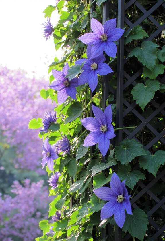 living wall with trellis