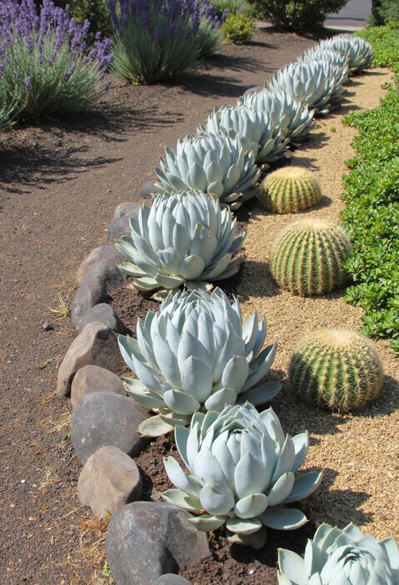 low maintenance desert border