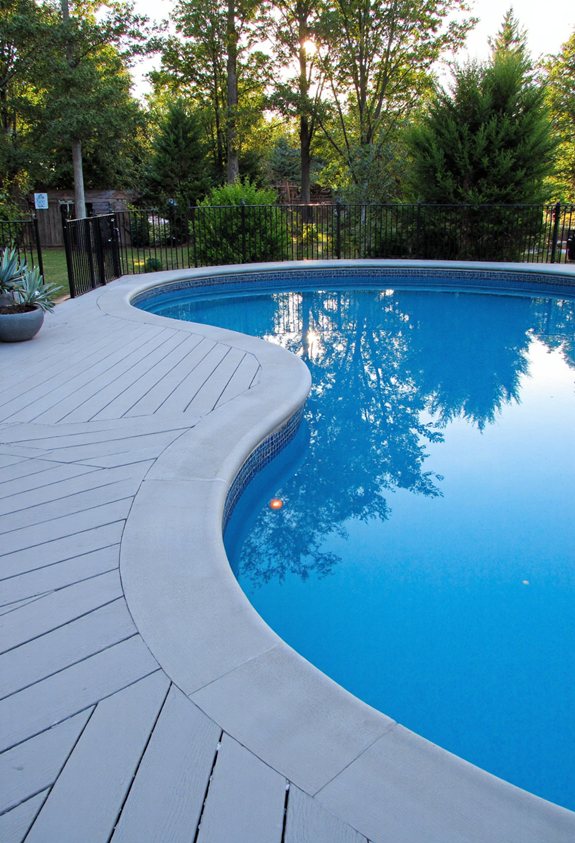low profile composite deck