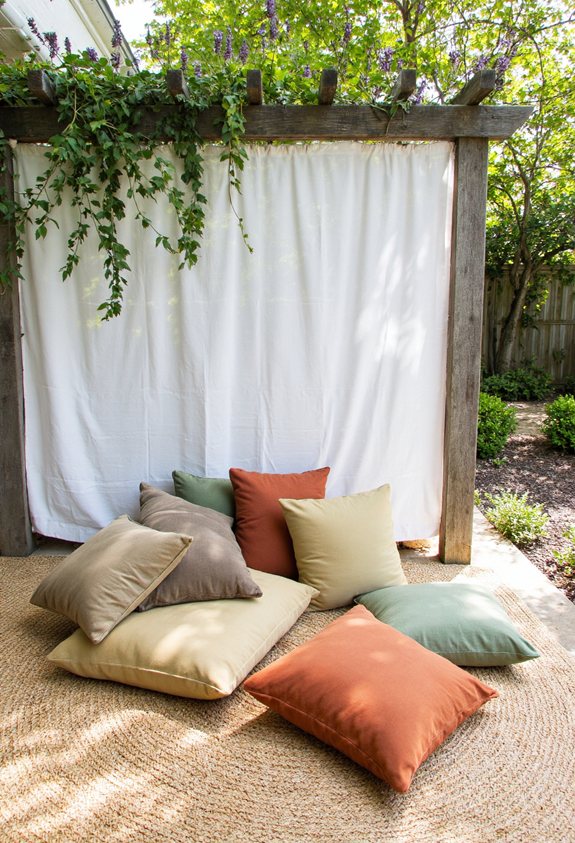 low sitting cushion lounge