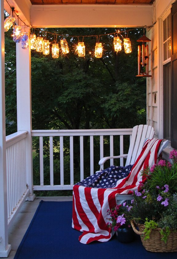mason jar fireworks display