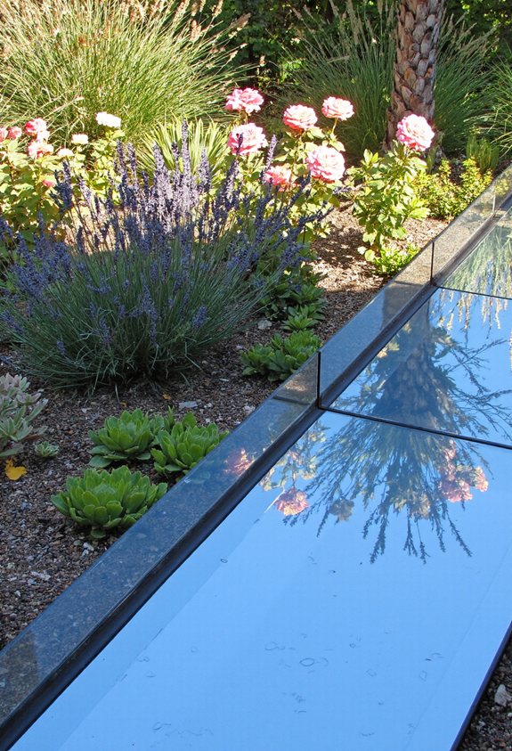 mirrored garden path elegance