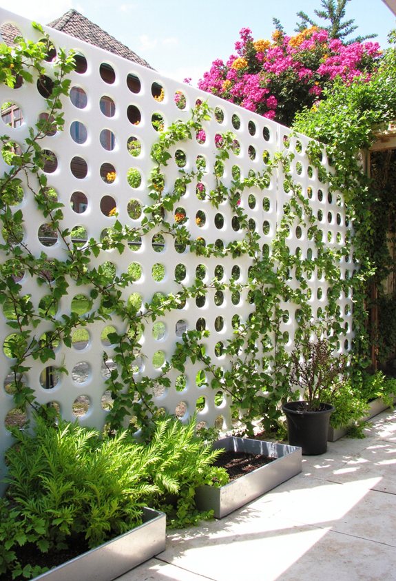 modular snap together trellis