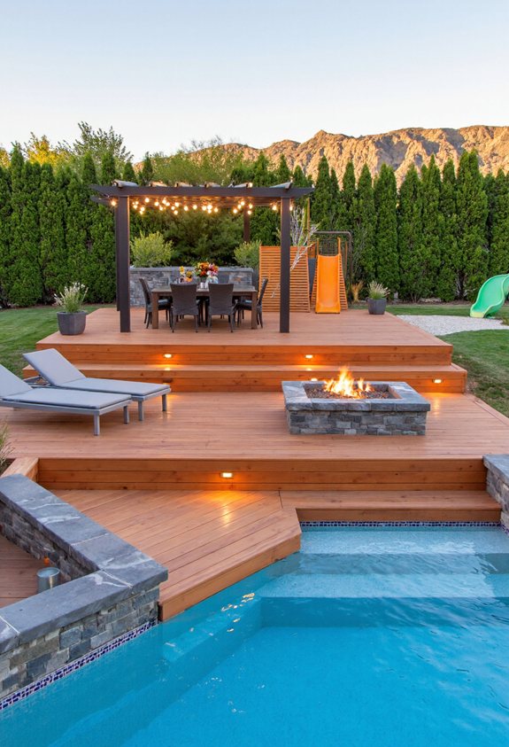 multi level deck zones