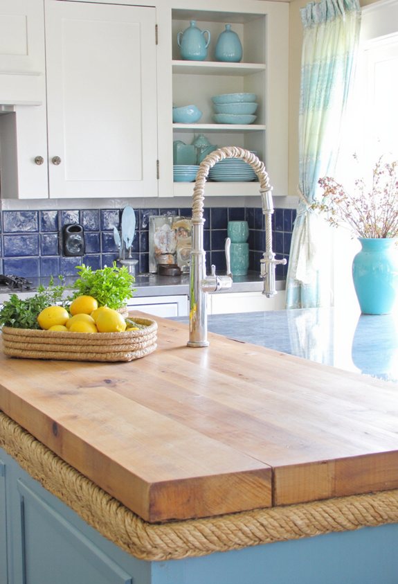 nautical rope kitchen accents