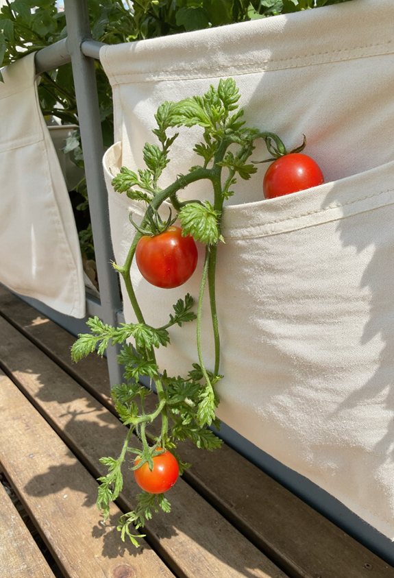 pocket style fabric trellis