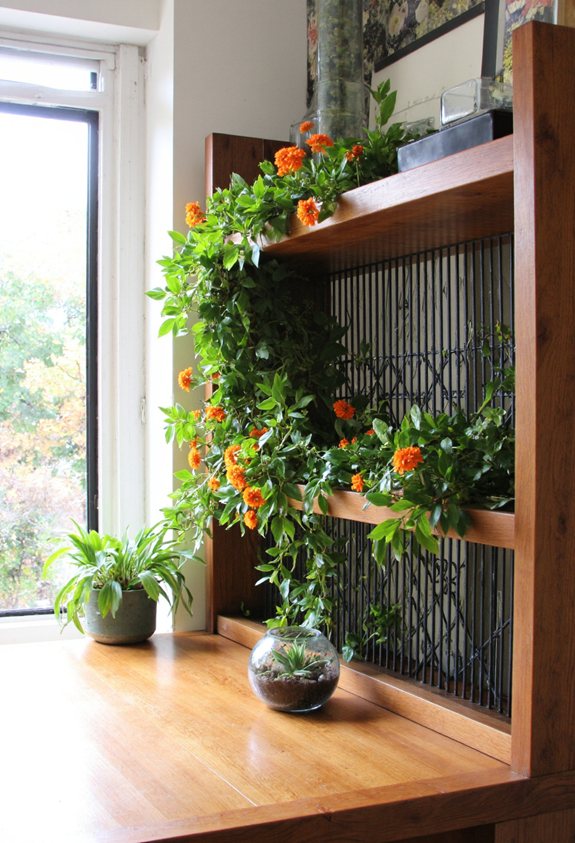 portable bookshelf garden system