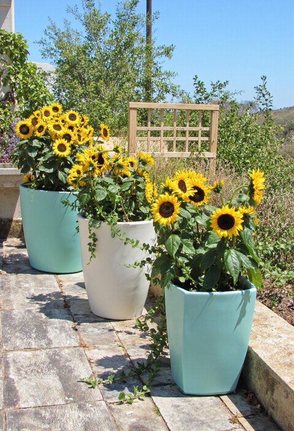 portable lightweight resin planters
