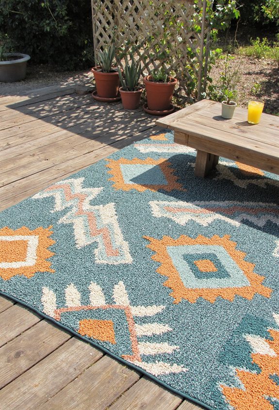 quick dry fade resistant rug