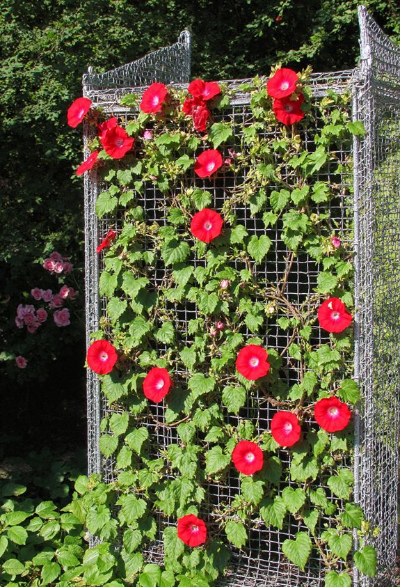repurposed wire garden trellis