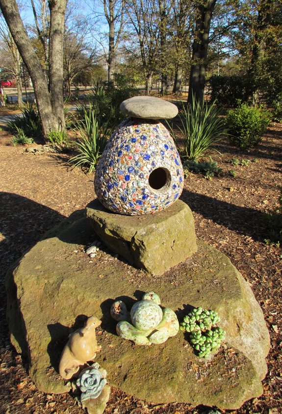 rock bound birdhouse crafting