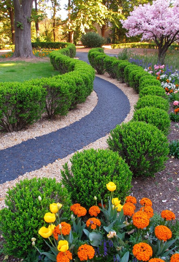 seasonal garden color rotation