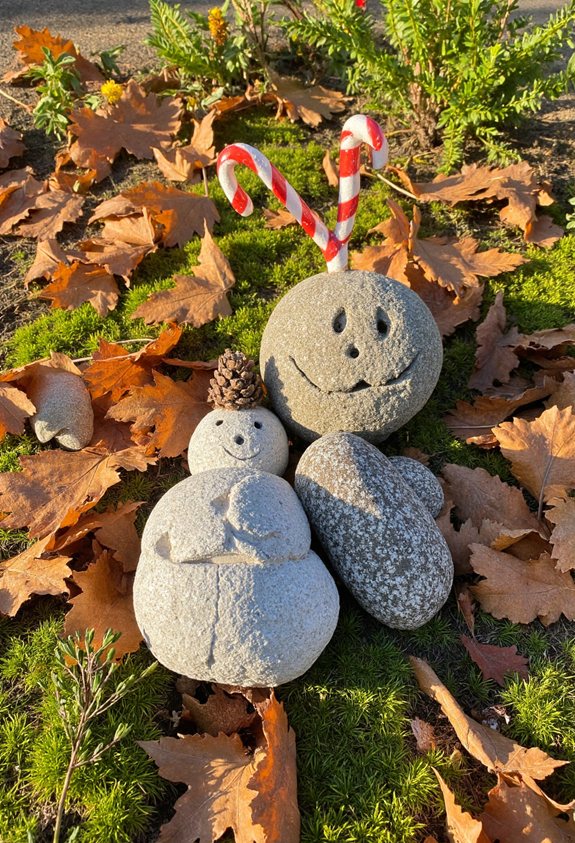 seasonal holiday rock decorating