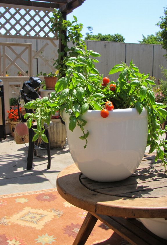 self watering ceramic plant solution
