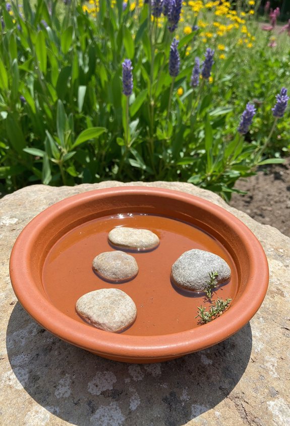 shallow fresh bee water