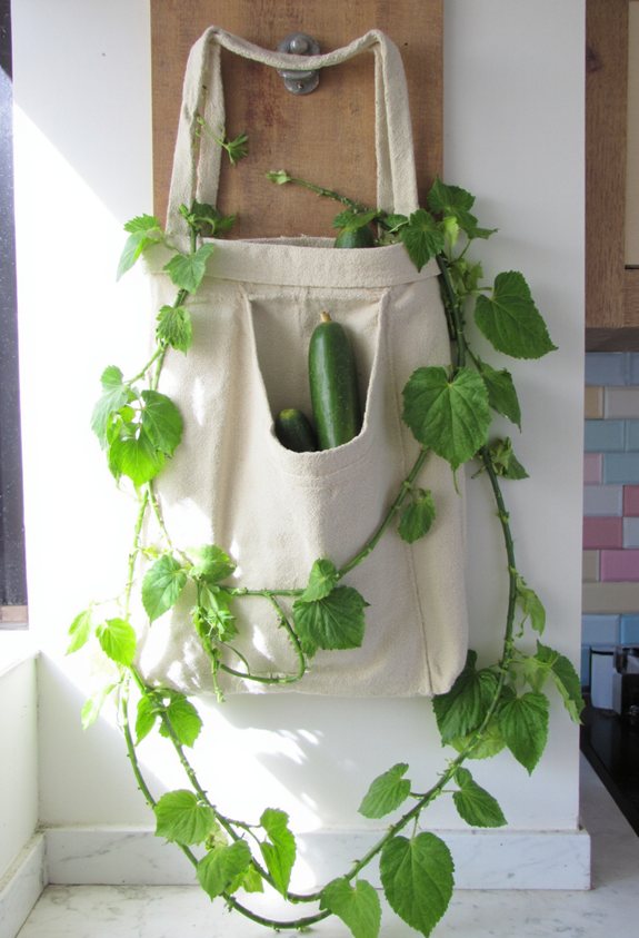shoe organizer cucumber trellis