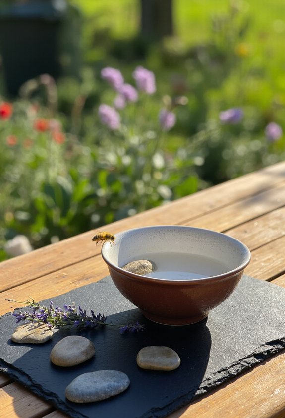 simple bee bath assembly