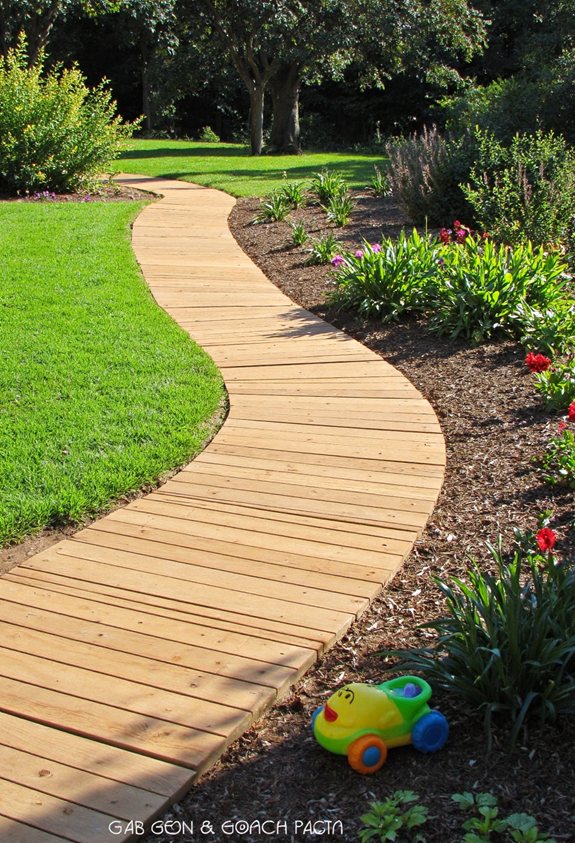 smooth sanded lumber border