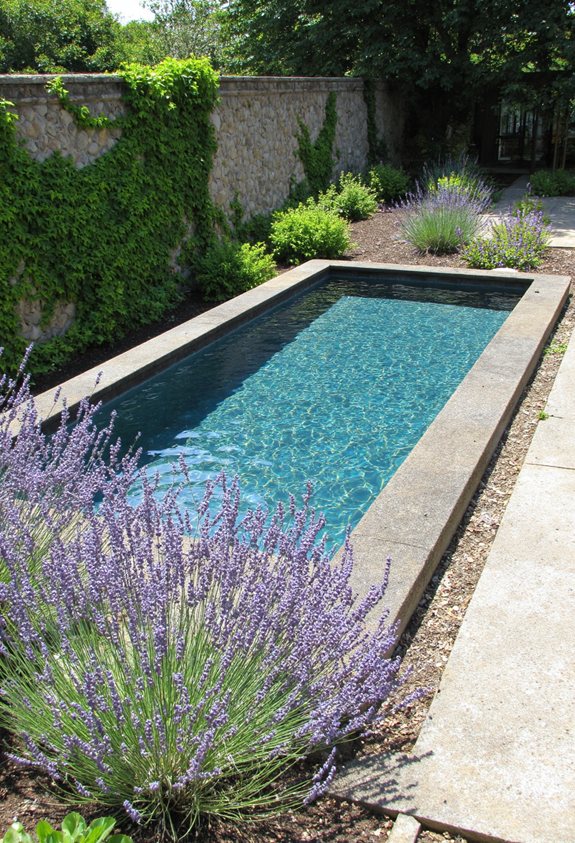 soothing water feature border