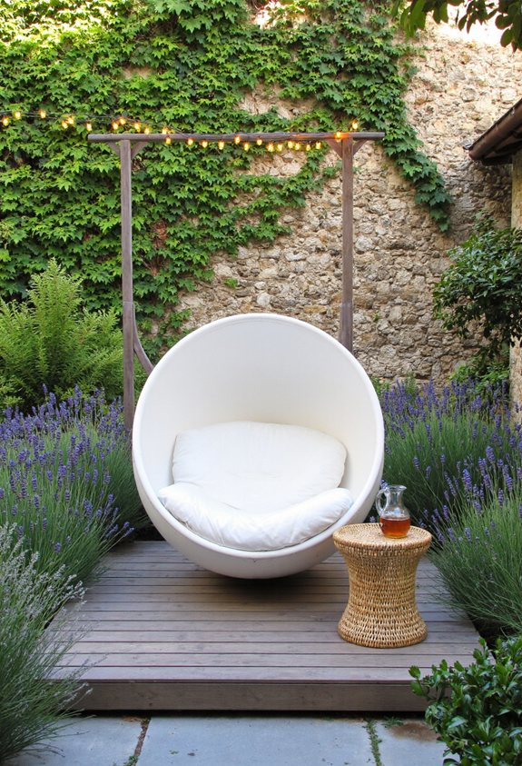spherical hammock chair installation