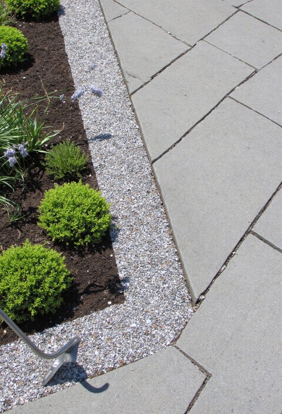 staggered decorative concrete pavers