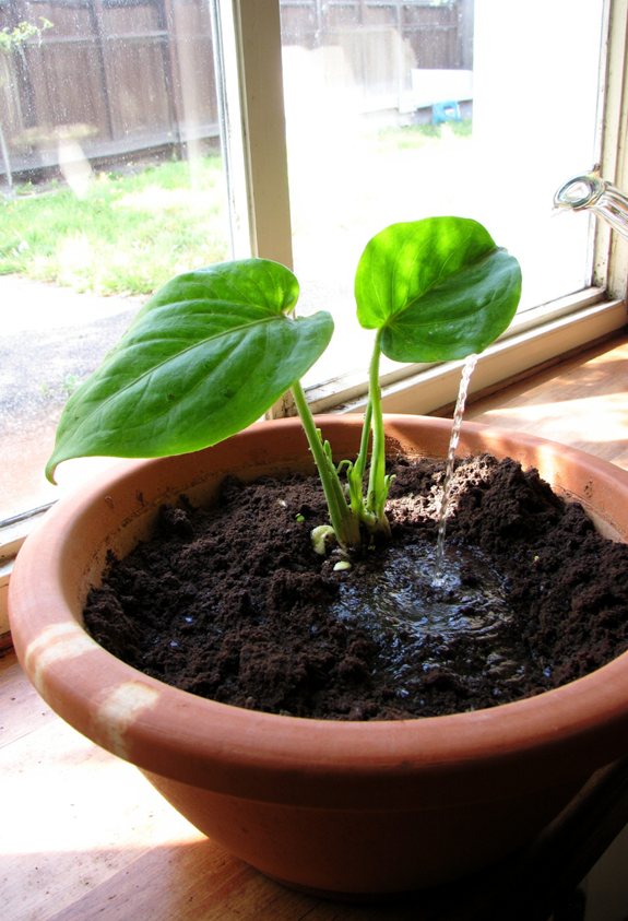 steady watering occasional fertilizer