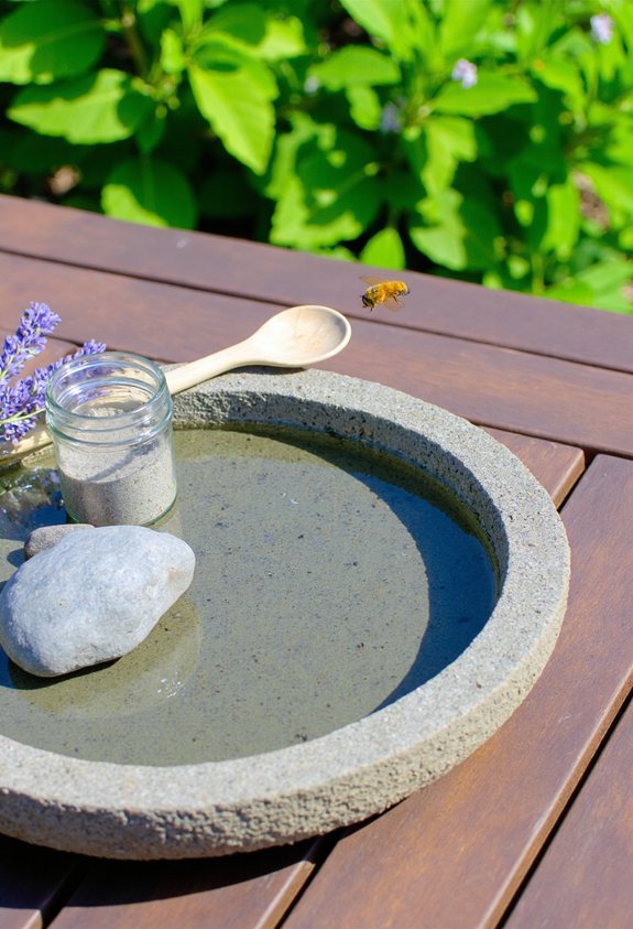 stir water daily