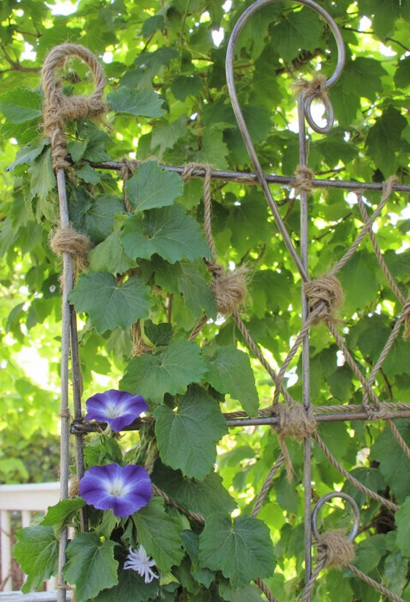 sturdy twine trellis diy