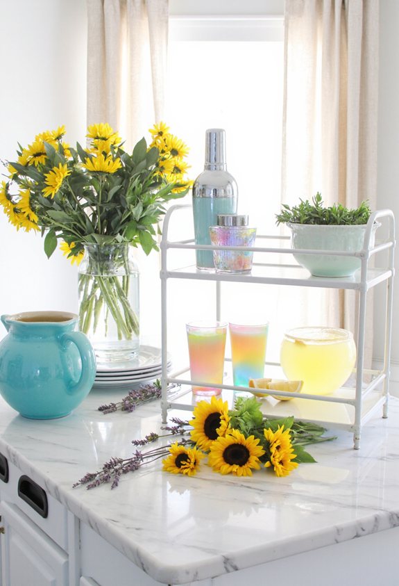 summer bar cart essentials