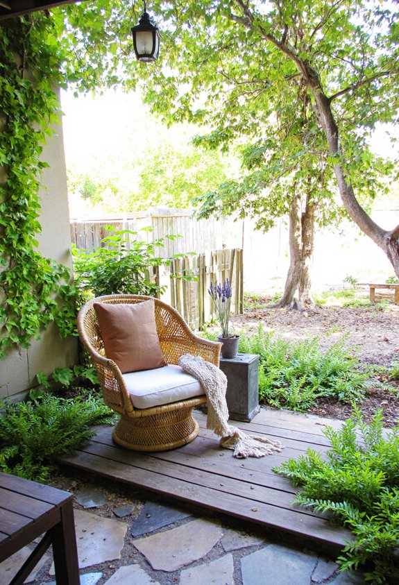 sustainable woven basket chair