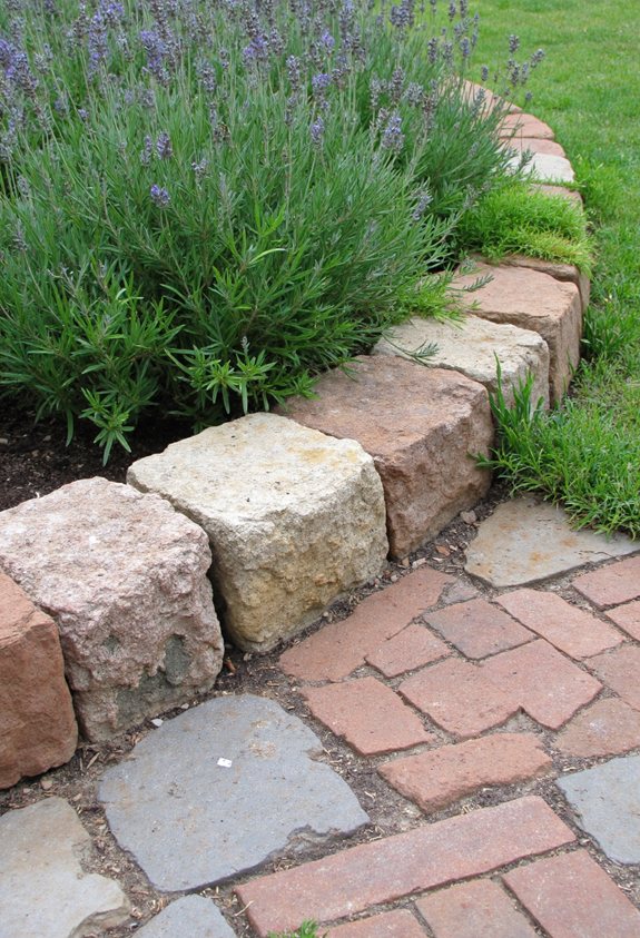 timeless stone garden borders