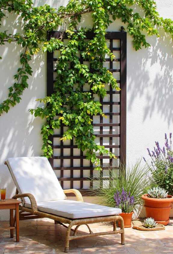 vertical trellis garden upgrade