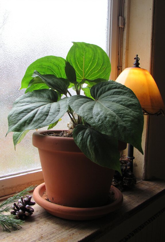 winter hostas indoor protection
