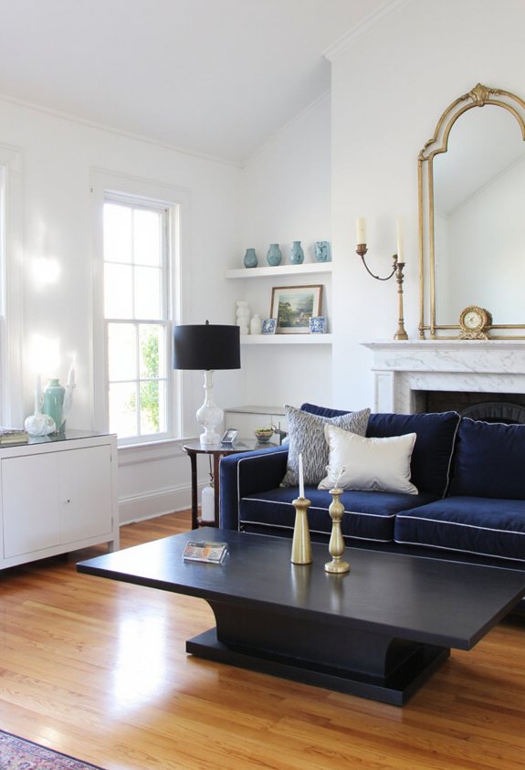 brass accents elevate interiors