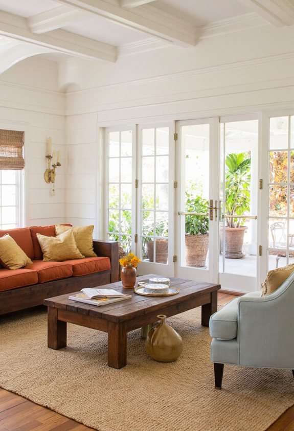 cozy crisp terracotta palette
