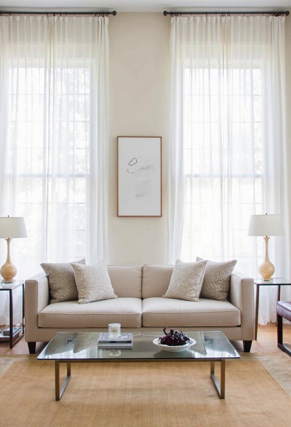 curtains high wide