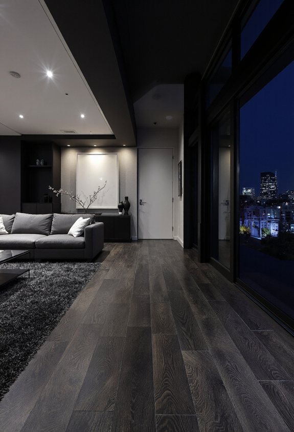dark aesthetic flooring options