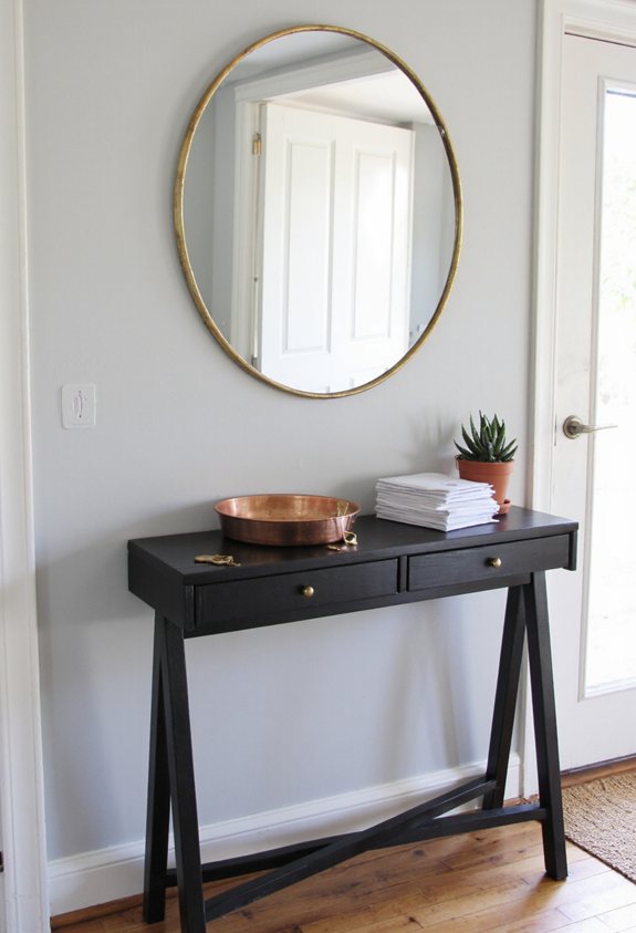 decorative tray simplifies organization