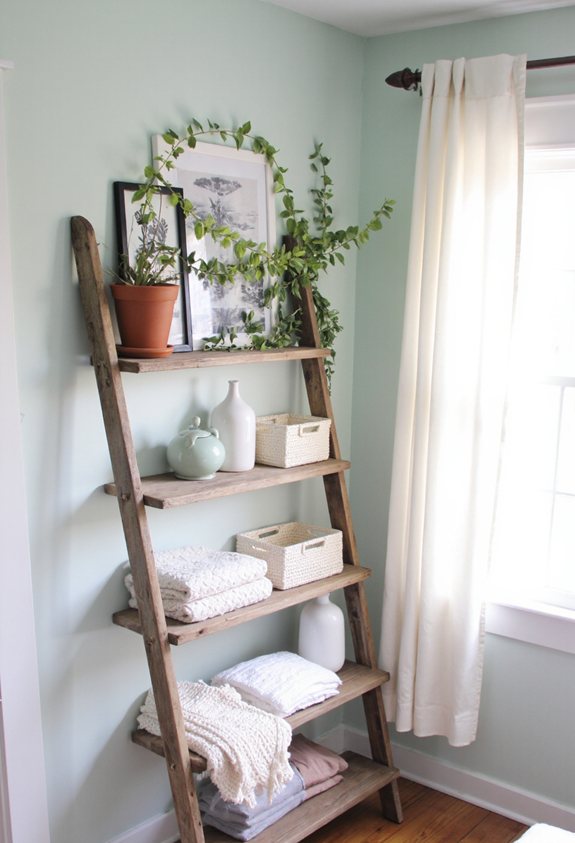 diy ladder shelf d cor
