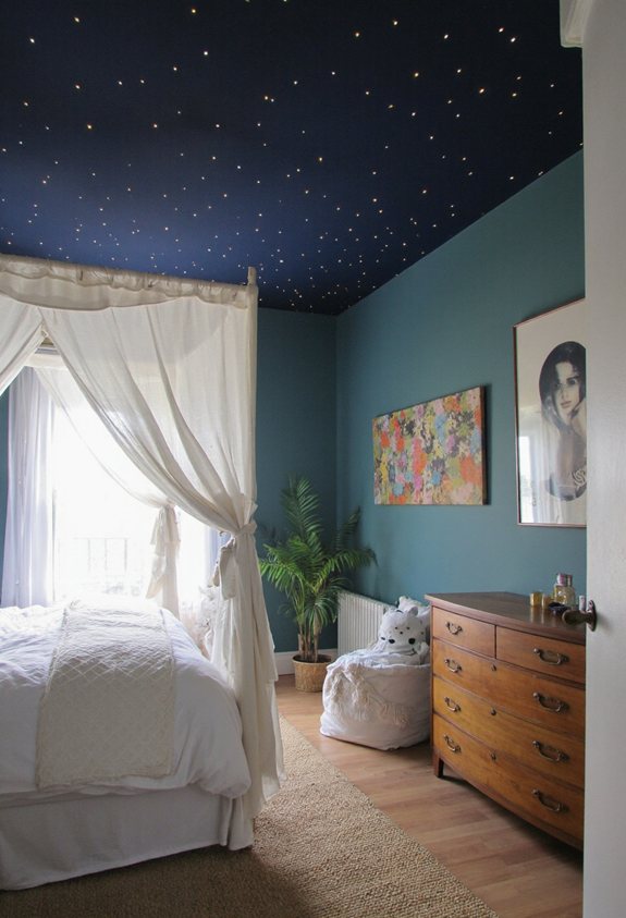 diy led constellation ceiling