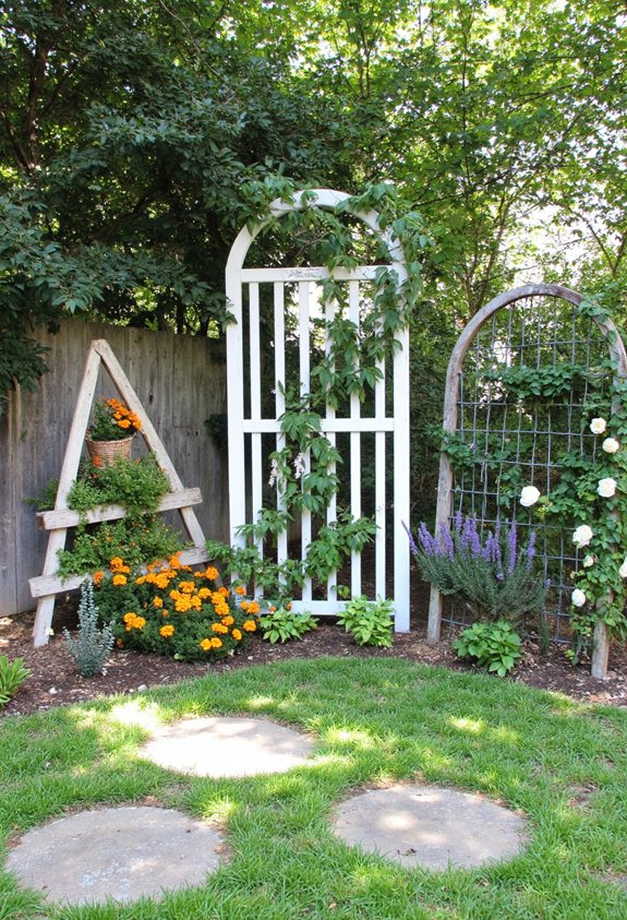 diy sunny spot trellis