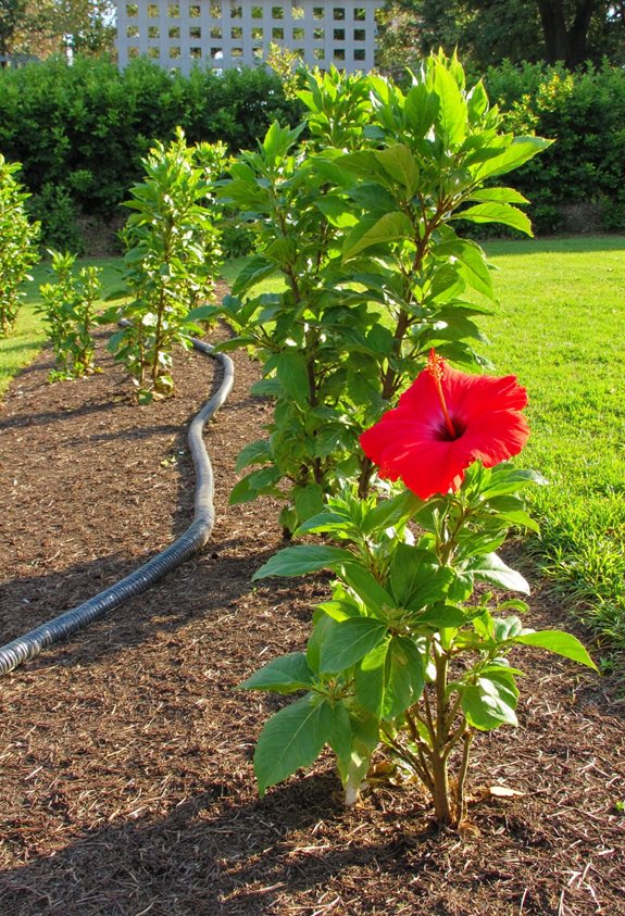 drip irrigation conserves water