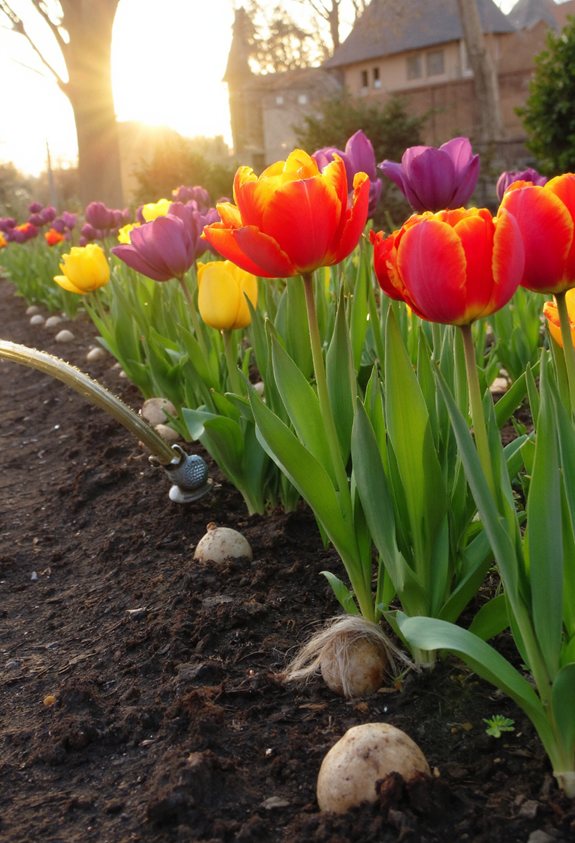 drip irrigation garden setup