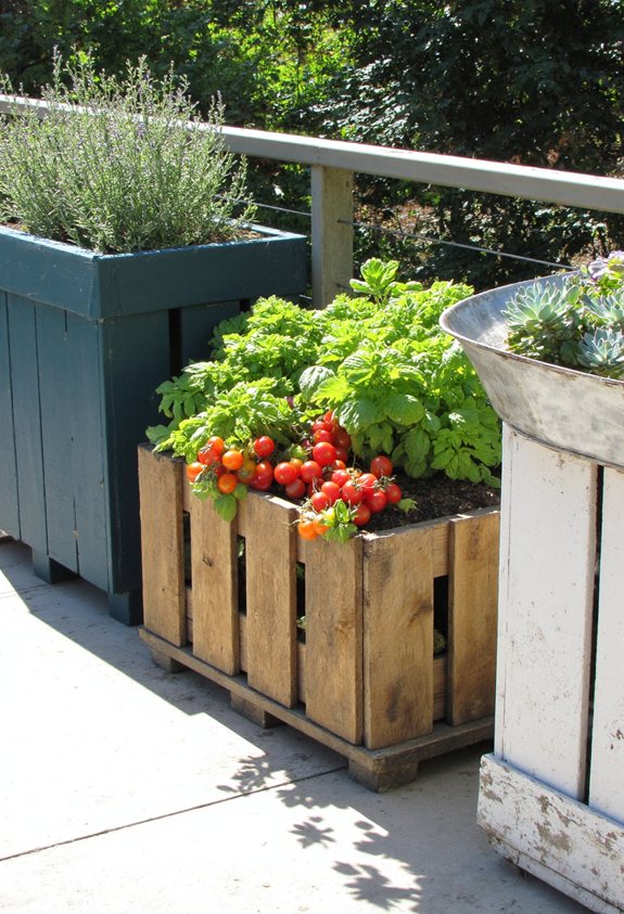eco friendly pallet garden eco friendly pallet garden